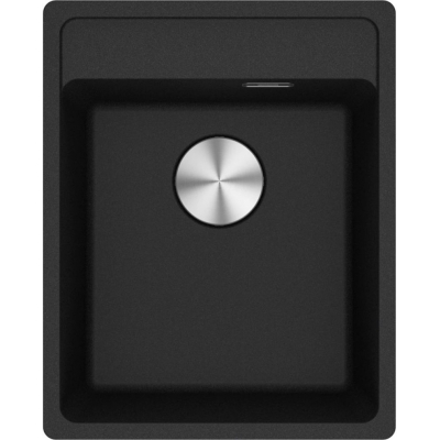 Franke Maris MRG 210-37 A Fragranit DuraKleen Plus, color onyx, flush, push button valve, 135.0682.829