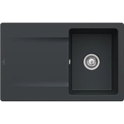 Villeroy &amp; Boch Siluet 45 flat, color S5 Ebony, Premiumline