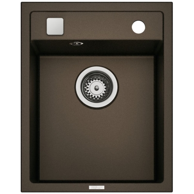 Naber Angola 40, built-in sink, granite espresso, 1106112