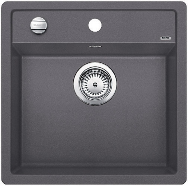 Blancodalago 5-F flush built-in sink, color rock gray, 518849