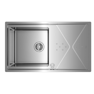 Teka Brooklyn 50 M-XP 1B 1D, stainless steel built-in sink 50 cm, 115100022