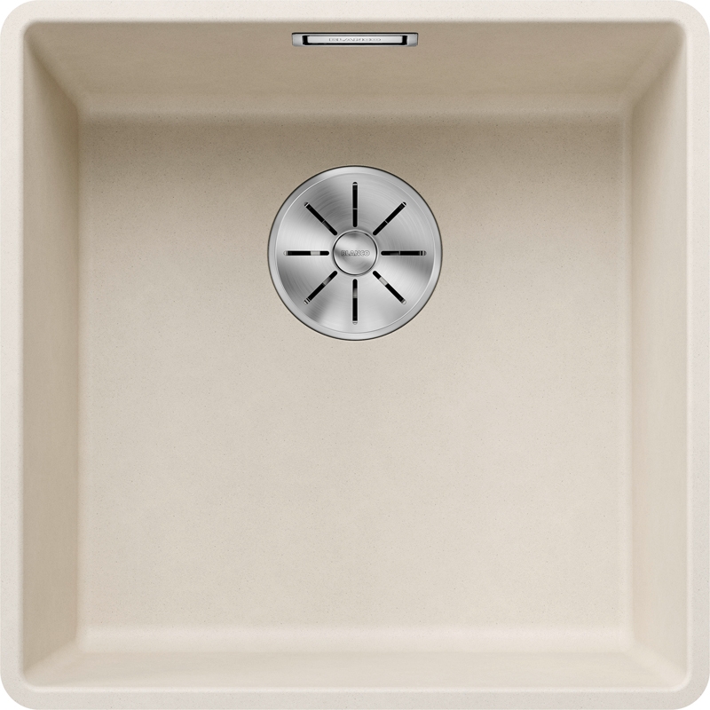 Blanco Subline 400-F Silgranit PuraDur 2, flush, color soft white, InFino drain, 527165