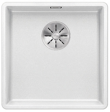 Blanco Subline 400-F Silgranit PuraDur 2, flush, color white, InFino drain, 523497