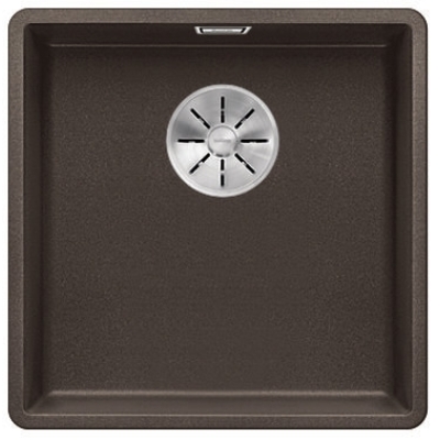 Blanco Subline 400-F Silgranit PuraDur 2, flush, color cafe, InFino drain, 523499