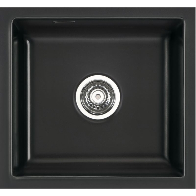 Systemceram KeraDomo MERA 51 F/o in Nero (glossy), with 5 year guarantee