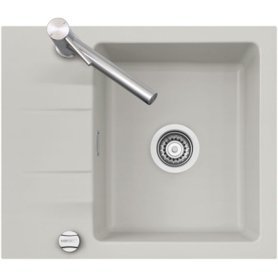 Systemceram KeraDomo GENEA 60 F, color aluminum (matt), with 5 year guarantee