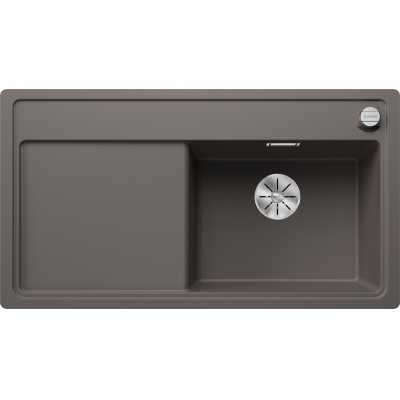 Умывальник Blanco Zenar 5 S-F правый, заподлицо, цвет серый вулкан, слив InFino, 527366