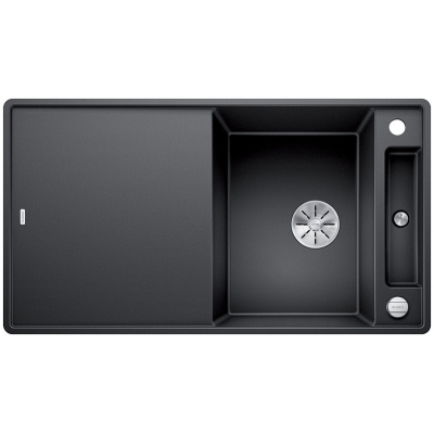 Blanco Axia III 5 S-F, flush, including glass cutting board, color anthracite, InFino drain, 523231
