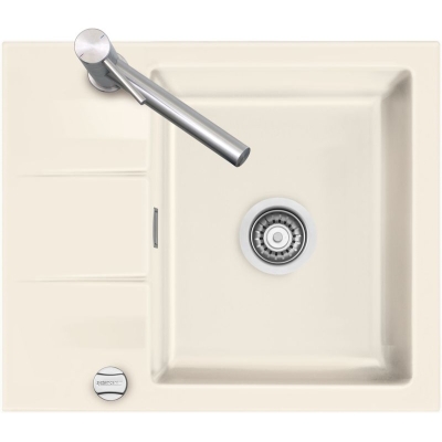 Systemceram KeraDomo GENEA 60 F, color magnolia (glossy), with 5 year guarantee