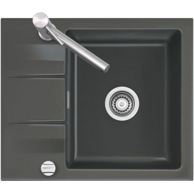 Systemceram KeraDomo GENEA 60 F, color slate (matt), with 5 year guarantee