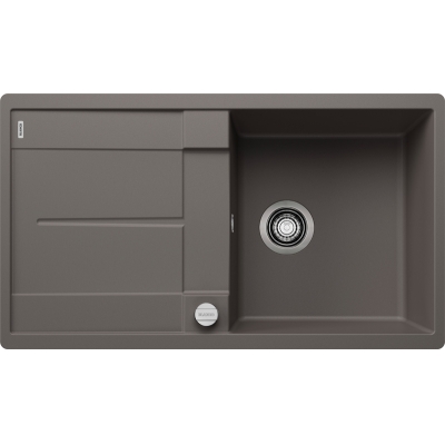 Blancometra 5 S-F Silgranit PuraDur 2, flush, color volcano gray, 527294