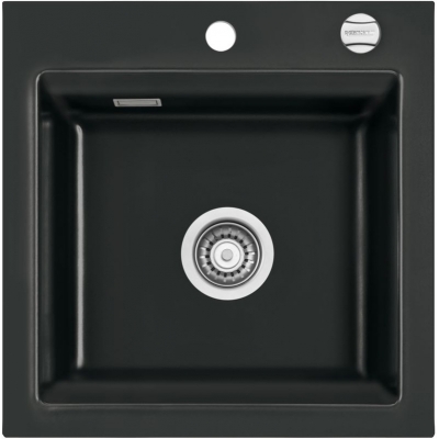 Systemceram KeraDomo KARA 51 F in Nero (glossy), with 5 year guarantee