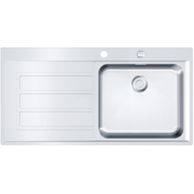 Franke Epos EOX 211 SlimTop, stainless steel sink, basin on the left, 127.0380.301, 11081