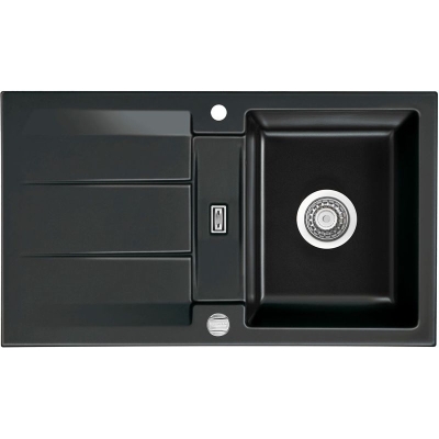 Systemceram KeraDomo Genea 87 F värvis Nero (läikiv), 5-aastase garantiiga