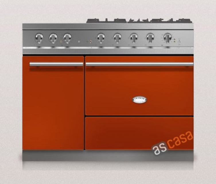 Lacanche Saulieu Modern, cooking station, 110.5 cm, color terracotta, with 5 year guarantee!