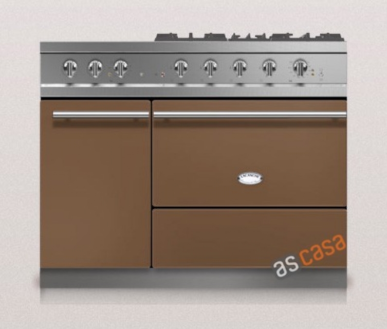 Lacanche Saulieu Modern, cooking station, 110.5 cm, color chestnut brown, with 5 year guarantee!