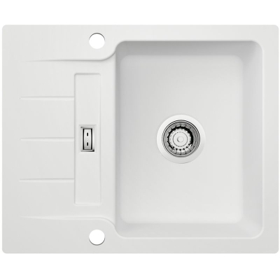 Naber LineUp 2F, flush built-in sink, matt white, 1091050