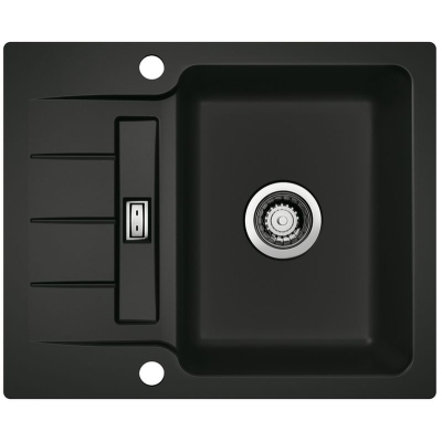 Naber LineUp 2F, встраиваемая мойка заподлицо, nero, 1091048