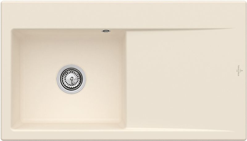 Villeroy &amp; Boch Subway Style 50 korter, värv FU Ivory, Classicline, kraanikauss vasakul