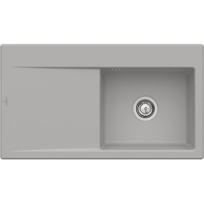 Villeroy &amp; Boch Subway Style 50 korter, värv KD Fossil, Classicline, kraanikauss paremal