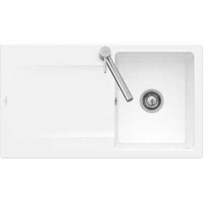 Villeroy &amp; Boch Siluet 50 flat, color R1 white alpine (glossy), Classicline