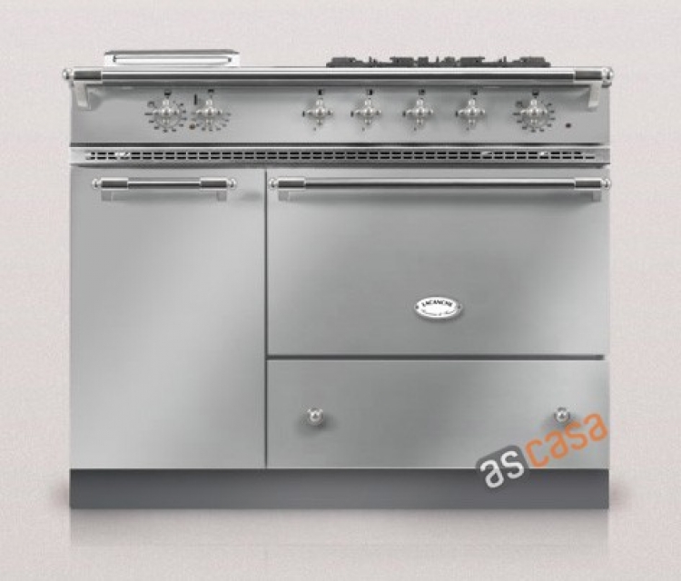 Lacanche Saulieu Classic, cooking station, 110.5 cm, color stainless steel, with 5 year guarantee!