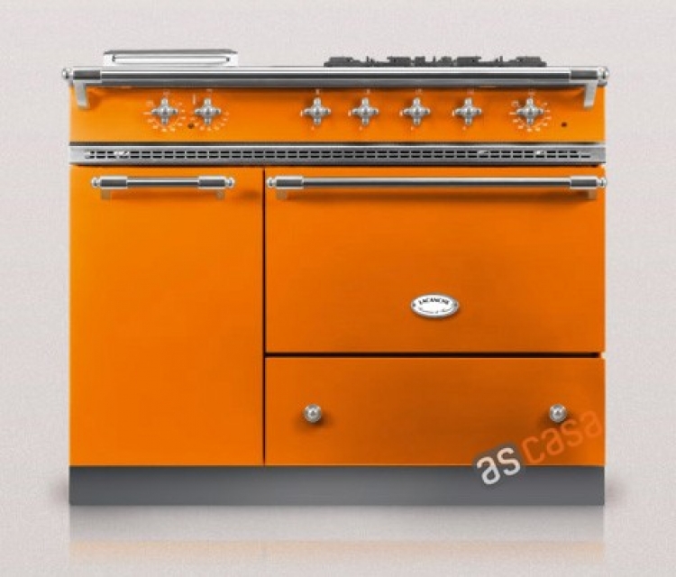 Lacanche Saulieu Classic, cooking station, 110.5 cm, color tangerine, with 5 year guarantee!