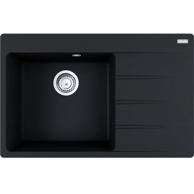 Franke Centro CNG 611-78 A Fragranit DuraKleen Plus, basin on the left, color onyx, 114.0627.658