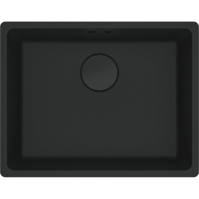 Franke Maris MRG 210-52 Fragranit DuraKleen Plus, цвет Черный матовый - Коллекция Black, смыв, поворотный клапан черный, 135.0683.051