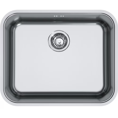Franke Smart SRX 210-50 built-in sink Slim-Top, rotary knob valve, solid stainless steel, 127.0708.297