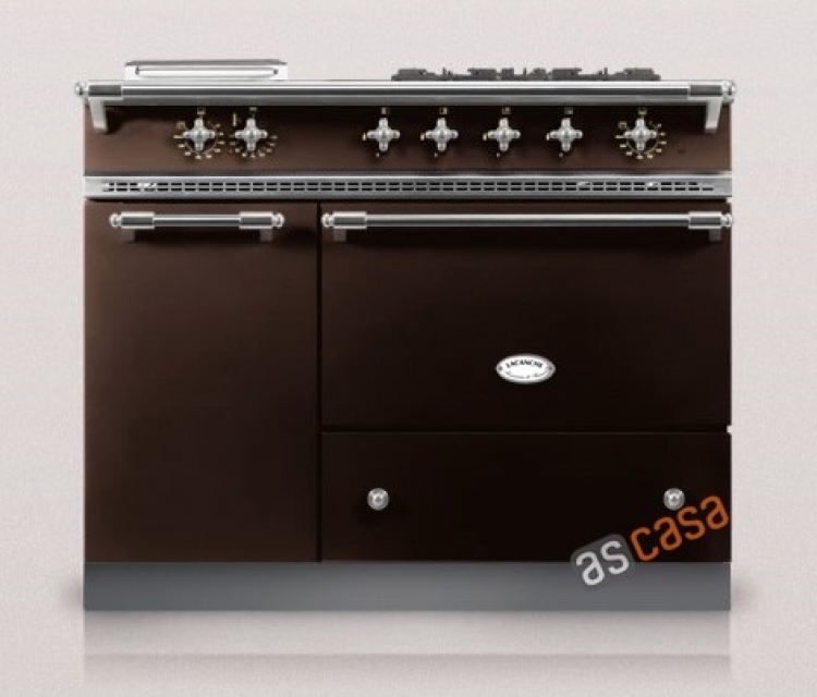 Lacanche Saulieu Classic, cooking station, 110.5 cm, color chocolate, with 5 year guarantee!