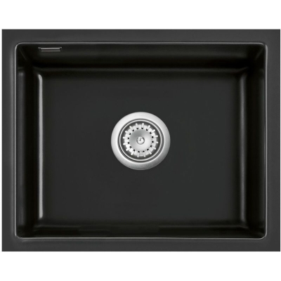 Systemceram KeraDomo MERA 57 F/o värvis Nero (läikiv), 5-aastase garantiiga