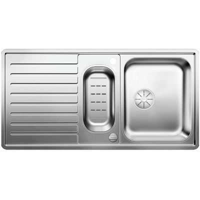 Blanco Classic sink Pro 6 S-IF, flat rim, InFino drain, 523665