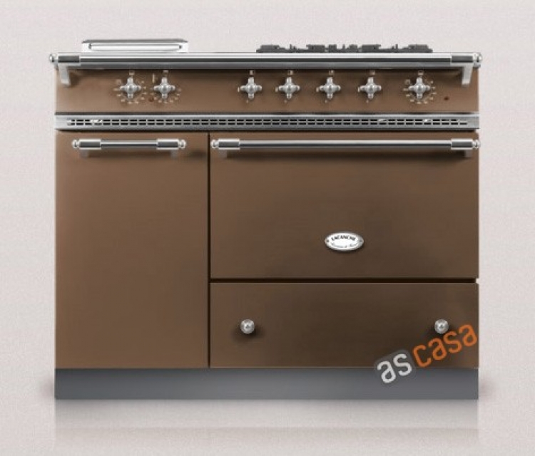 Lacanche Saulieu Classic, cooking station, 110.5 cm, color chestnut brown, with 5 year guarantee!