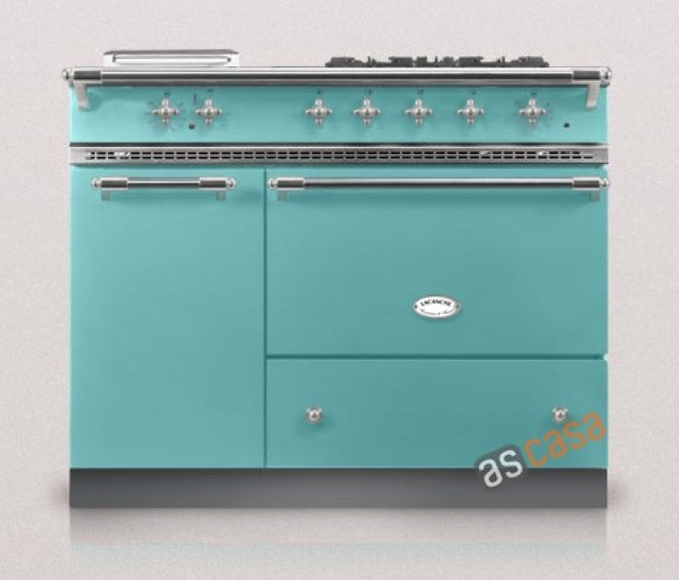 Lacanche Saulieu Classic, cooking station, 110.5 cm, color coral blue, with 5 year guarantee!