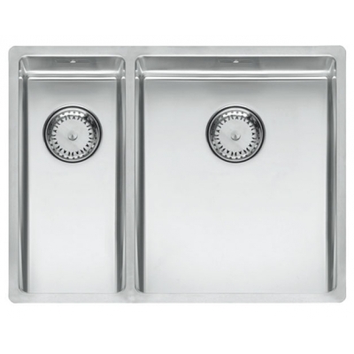 Reginox New York 18x40+34x40, põhikauss paremal, roostevabast terasest valamu, R27844