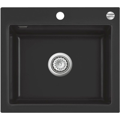 Systemceram KeraDomo MERA 57 F, color Nigra (matt), with 5 year guarantee