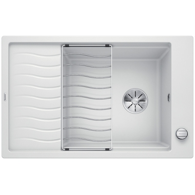 Blanco Elon XL 6 S-F Silgranit PuraDur 2, заподлицо, цвет белый, слив InFino, 524857
