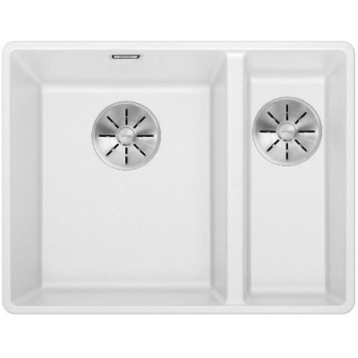 Blanco Subline 340/160-F Silgranit PuraDur 2, flush, color white, InFino drain, 523571