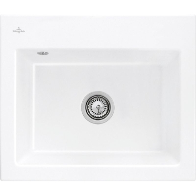 Villeroy &amp; Boch Subway 60 S Flat, värvus R1 valge alpine, Classicline