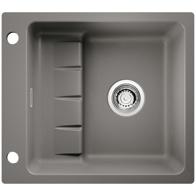 Naber PickUp F, flush built-in sink, lava, 1091014