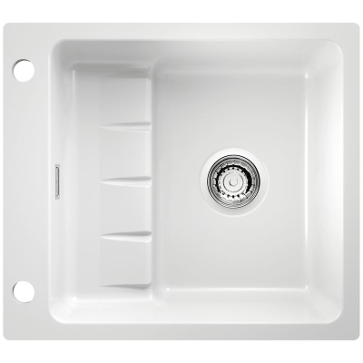 Naber PickUp F, встраиваемая мойка заподлицо, белый глянцевый, 1091011