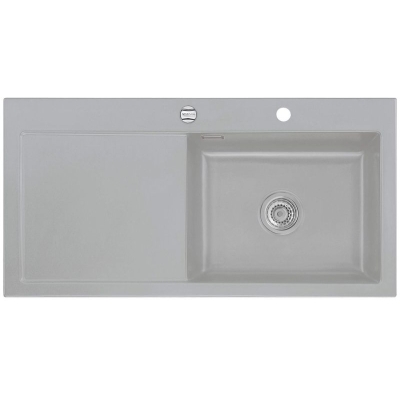 Systemceram KeraDomo MERA 100 SL F in titanium (matt), with 5 year guarantee