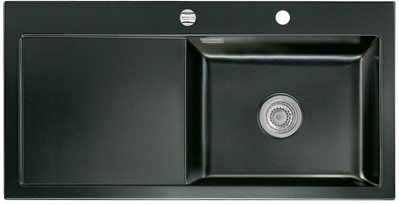 Systemceram KeraDomo MERA 100 SL F in Nero (glossy), with 5 year guarantee