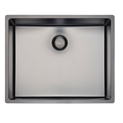 Reginox New York 50x40 Gun Metal Silver, stainless steel sink, R35146
