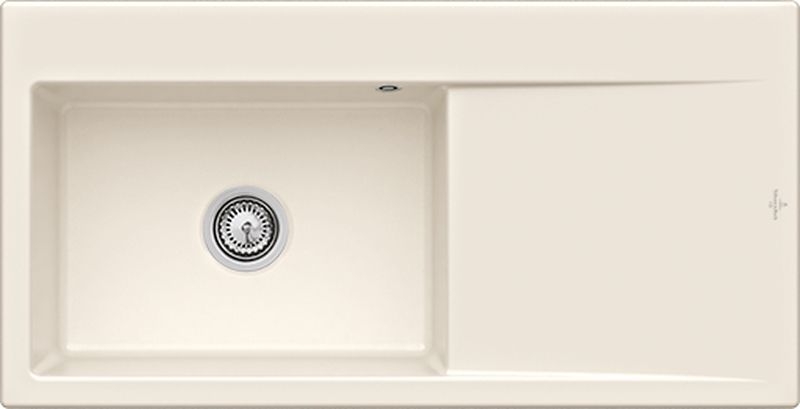 Villeroy &amp; Boch Subway Style 60 korter, värv KR Crema, Classicline, kraanikauss vasakul