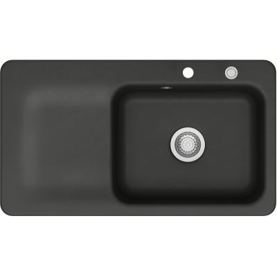 Systemceram KeraDomo JUNA 90 F in Nigra (matt), with 5 year guarantee