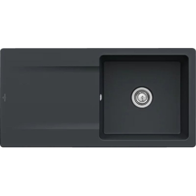 Villeroy &amp; Boch Siluet 60 flat, värvus R7 Pure Black, Premiumline