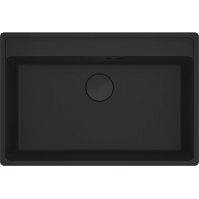 Franke Maris MRG 210-72 A Fragranit DuraKleen Plus, color Black Matt - Black Collection, flush, manual operation black, 135.0683.049