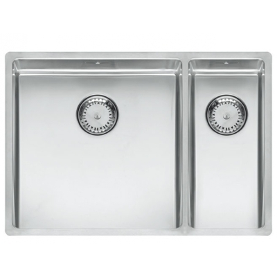 Reginox New York 40x40+18x40, основная раковина слева, мойка из нерж. стали, R27813